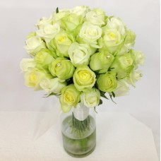 Soft Whites Roses Posy